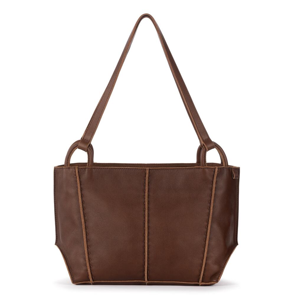 The Sak Los Feliz Satchel in Whiskey Leather